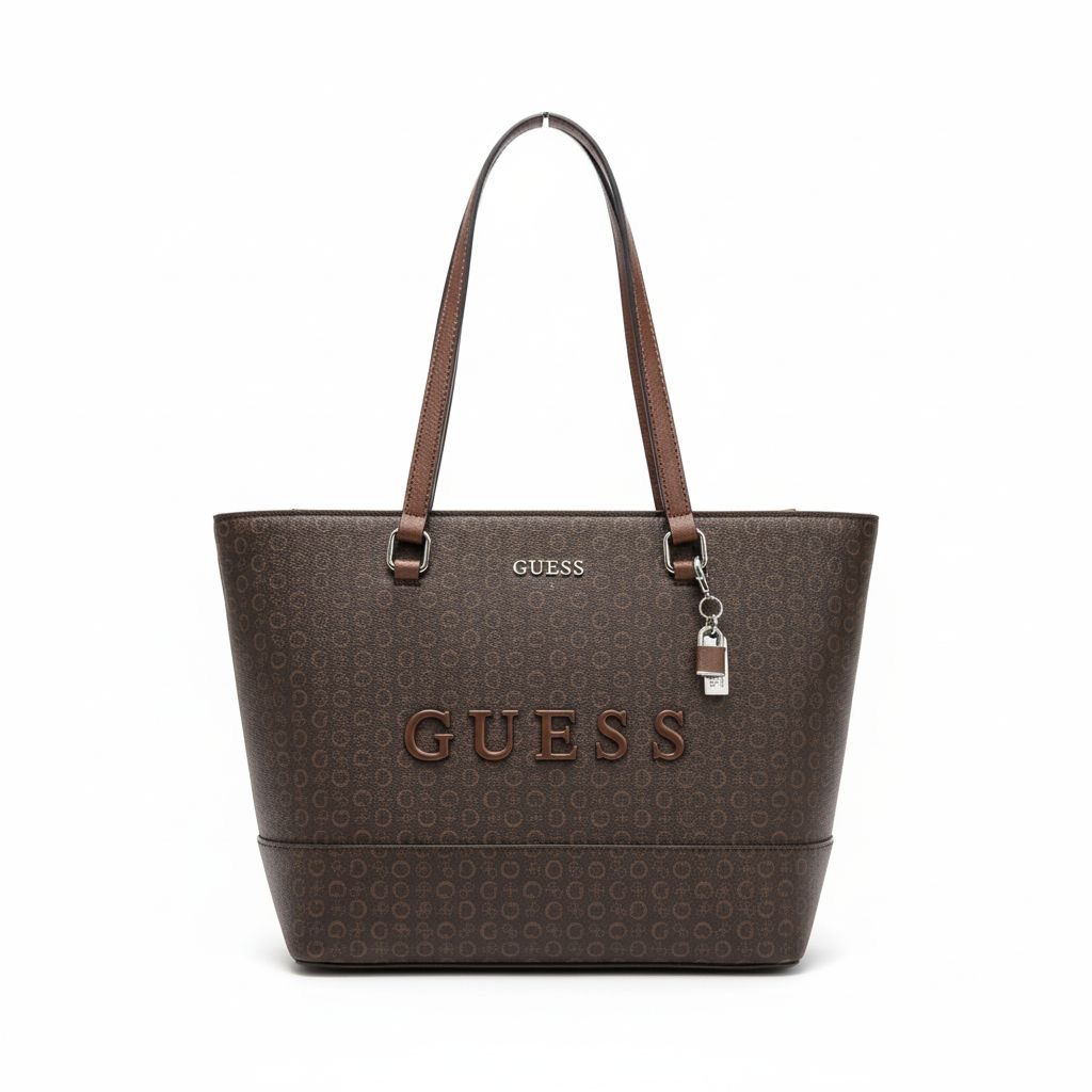 Cartera Guess grande marron